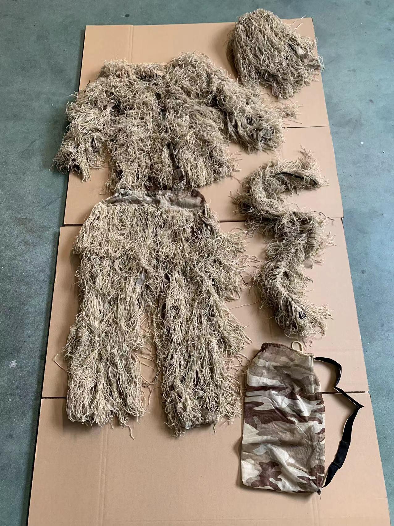 Bērnu vilnas-zīda džungļu kamuflāžas ghillie uzvalks