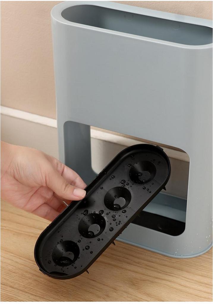 Compact Plastic Umbrella Stand for Entryway – Durable Rain Gear Storage Rack