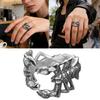 Gothic Scorpion Shape Geometric Open Jewelry Delicate Finger Rings Alloy Texture Suitable for Various Occasion Wear