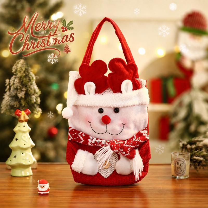 Christmas Apple Gift Bag Christmas Eve Apple Packaging Box Sticker Embroidery Creative Bundle Apple Bag Candy Bag