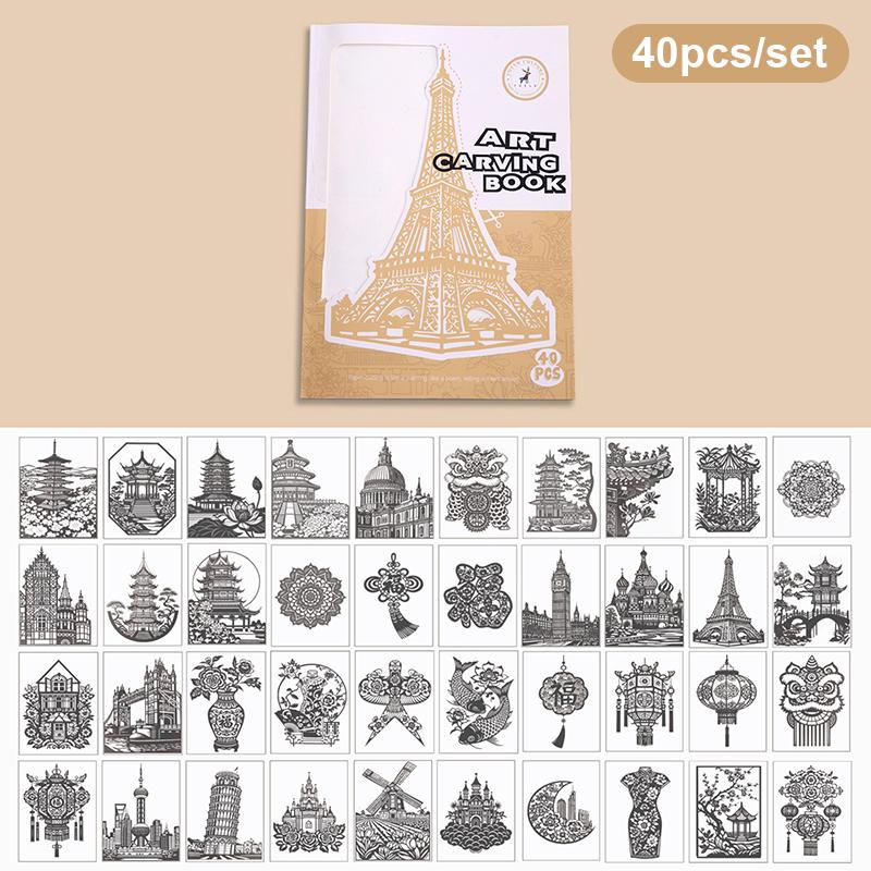 Creative Paper Cutting And Origami Book Diy Craft, Paper Cutting Painting, Engraving Painting, Holiday Gift