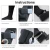 Unisex Electric Heated Socks Rechargeable Battery Power Foot Winter Warmer Socks