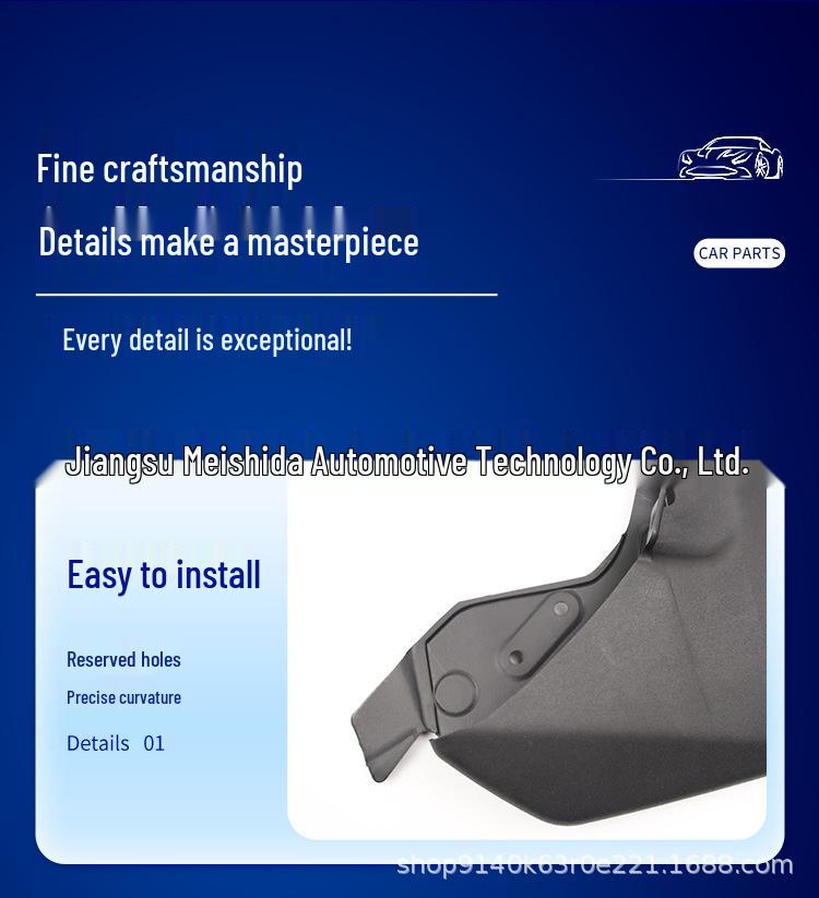 2025+ Toyota Tacoma Soft Rubber Mud Guards