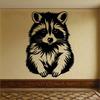Metal Wall Art Raccoon Sculpture Garden Statue Wildlife Decor Outdoor Terrace Christmas Gift