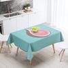 Food Theme Tablecloth Waterproof and Oil-proof Tablecloth Nordic Style Kitchen Tablecloth Modern Home Decoration