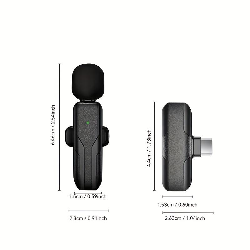 High Quality2-in-1 Professional Wireless Lavalier Microphone Suitable for Mobile Phones/Ad/Android/Smartphones/Cameras/Computers - Wireless Condenser