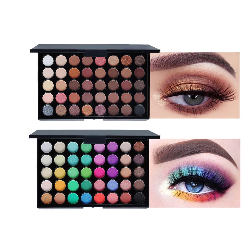 40-Color Eyeshadow Disc, Pearlescent Matte Multi-color Combination, Daily Makeup Disc, Powdery and Delicate
