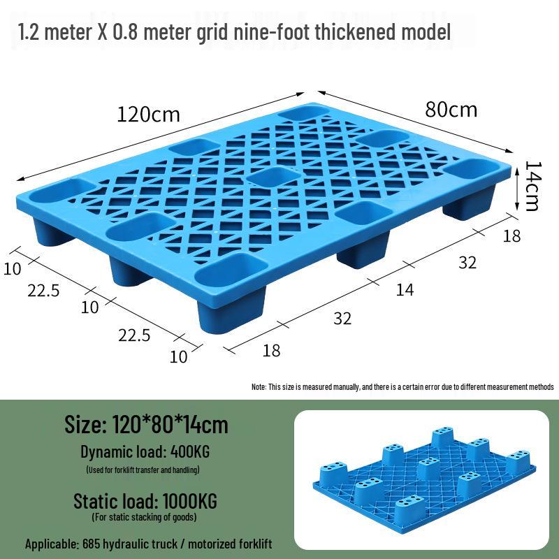 Moisture-Proof Plastic Forklift Pallet Platform Tray