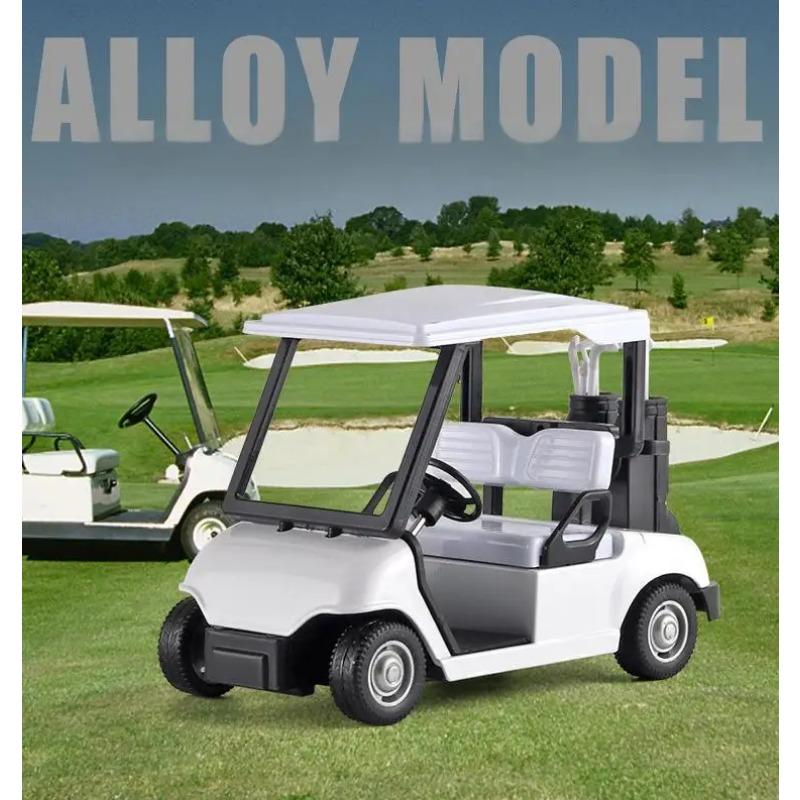 1/20 Maßstab Golfwagen Die Cast Modellauto Legierung Rückzugsfahrzeug Spielzeugmodelle Kinderspielzeug Sammlungen Hobby Ornamente Geburtstagsgeschenke