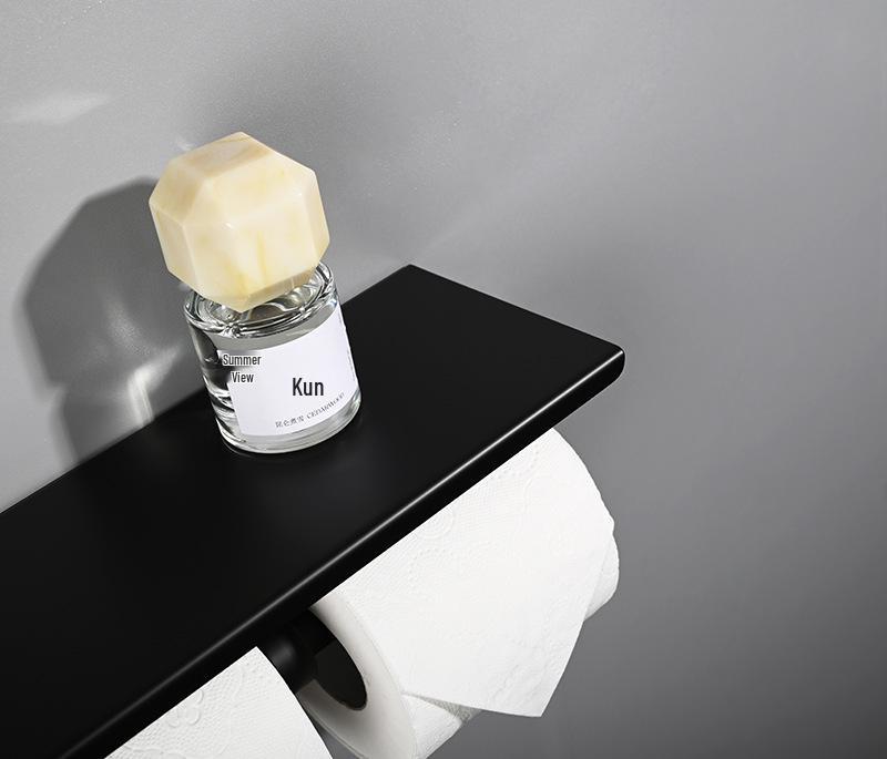 Stainless Steel Multifunctional Mobile Phone and Toilet Paper Holder
