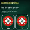 Miaoji 100-Pack Round ABS Poker & Mahjong Game Tokens
