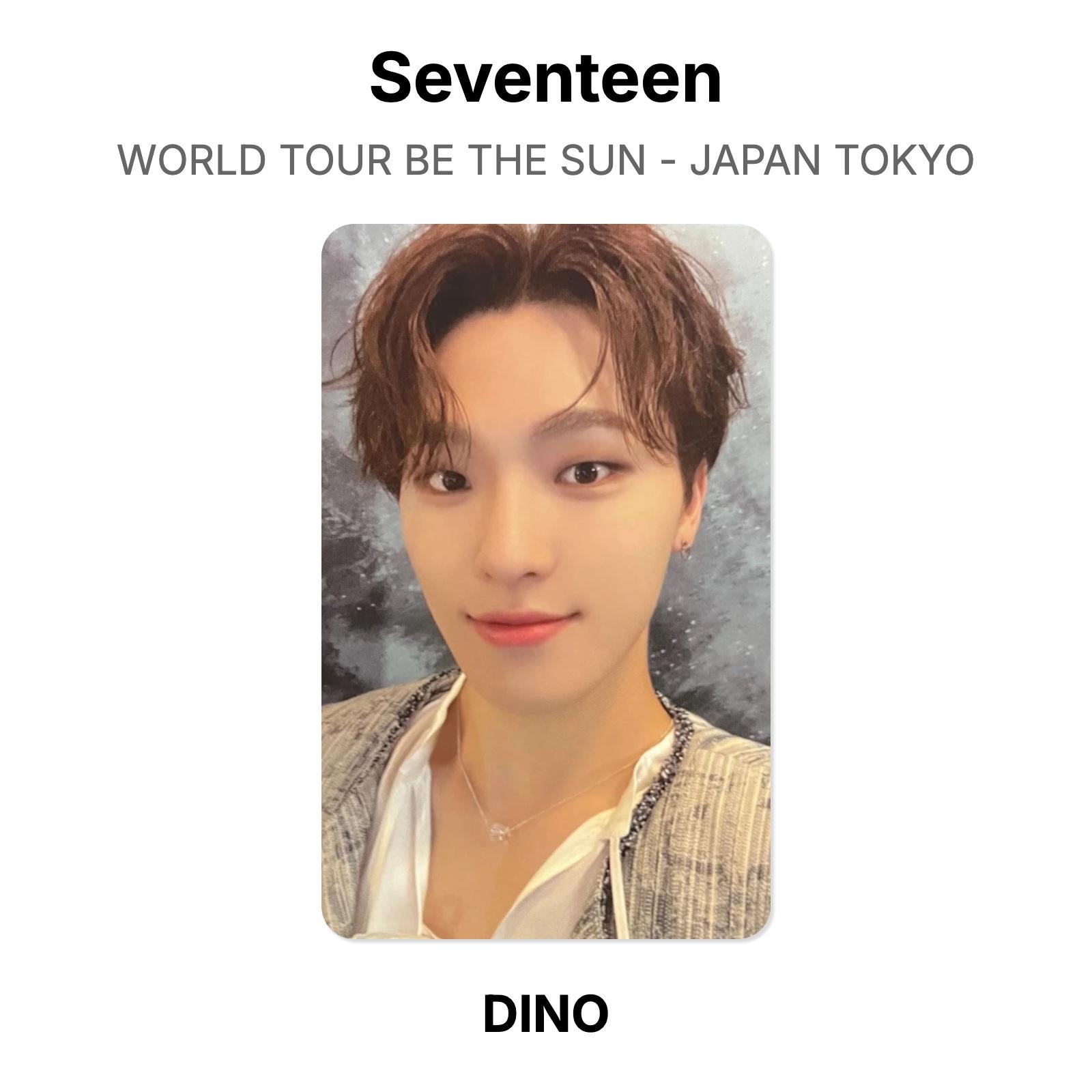 Seventeen WORLD TOUR BE THE SUN - JAPAN TOKYO Official Photocard DINO