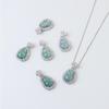 Elegant Jade Gourd 925 Silver Necklace - Luxury & Versatile Clavicle Chain