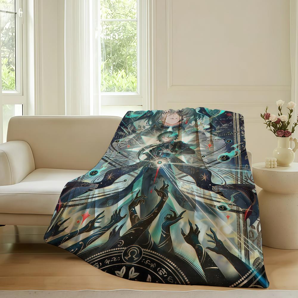 Game Honkai Star Rail Blanket For Sofa Office Bed Plane Travel Sleep Read Relax Camping Soft And Warm