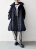 Ships Any Multi-functional Padded 2-Way Hoodie Tent Line Coat 724170006 Black One Size