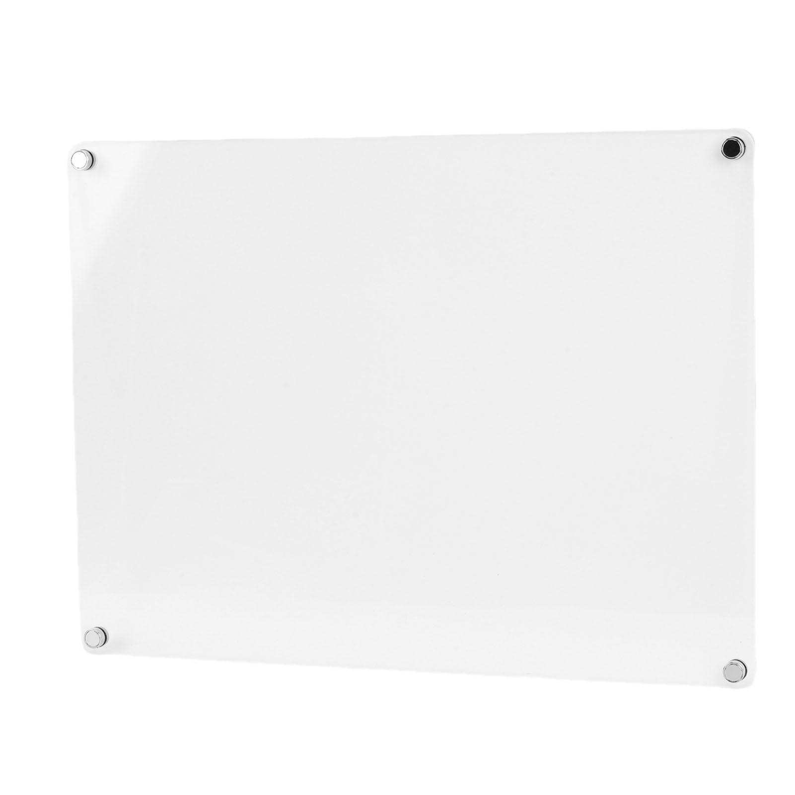 

Acrylic Magnet Fridge Whiteboard Small Clear Dry Erase Refrigerator Planning Memo Board Kitchen Meal Planner 40x30cm