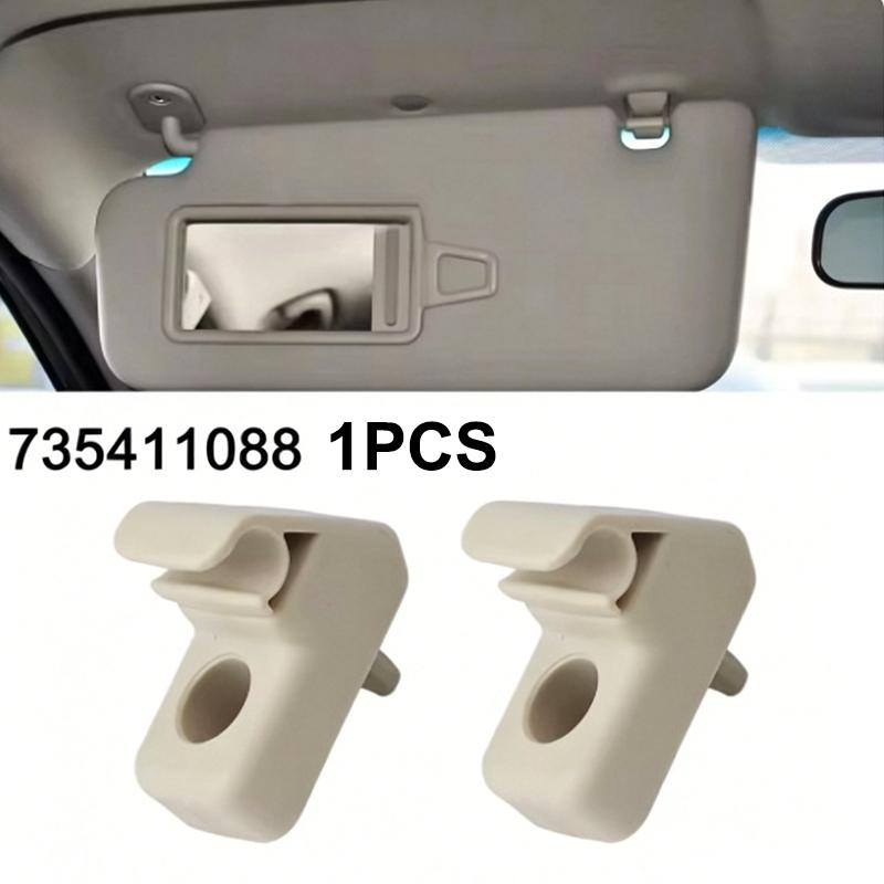 Sun Visor Holder Clip for Car 735280780 Easy Installation Auto Accessory бежевый