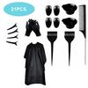16x/Set Hair Coloring Kits Hair Brushes Hair Clips Hair Dye Tools Easy to Use