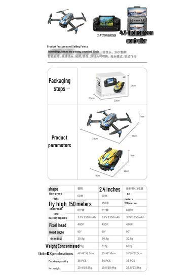 P29 Dual Camera Drone with Smart Obstacle Avoidance - Aerial Photography Quadcopter for Students and Kids.