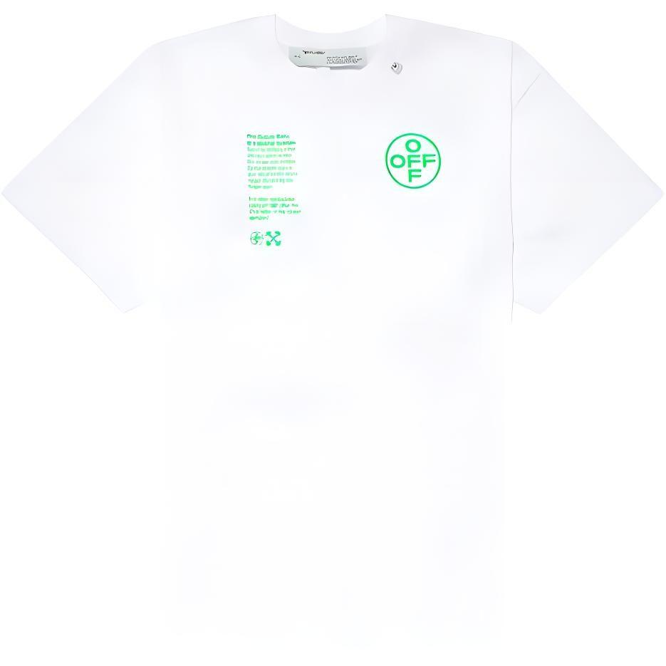 OFF WHITE Ss20 T Shirts Men's Crew Neck Moderate Straight Fit OMAA038R201850060145