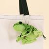 Carolata Plush Toy Mascot Okinawan Shikawa Frog (Yanbaru Creaturewith Chain) Realistic Frog Keychain Doll Gift (Twice Tested)  Christmas Present