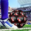 West Football Printed Size 5 Soccer Balls, Anti-Slip, Protective Football, Outdoor Sport, a Unique Gift Suitable for him/her, Birthday