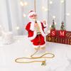 Electric Santa Claus Climbing Beads Doll Christmas Ornament