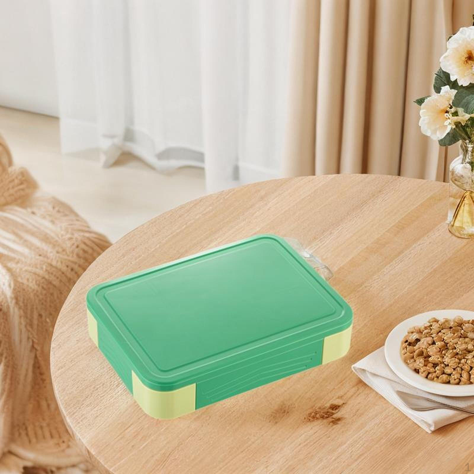 Ланч-бокс Bento для взрослых, контейнер для домашнего пикника, обеда вне дома Green