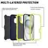 Armor Shockproof Defender Phone Case For 11 12 13 14 15 Pro Max X XS XR XSMAX 7 8 Plus SE2 SE4 Hard PC+TPU Back Cover
