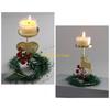 Christmas Tealight Holders,Iron Christmas Holders Home Decors D57B