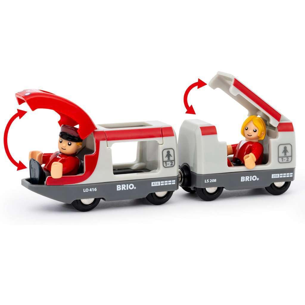 BRIO Travel Train Starter Set 36079, for Ages 3 and Up (toy Train with Wooden Tracks)