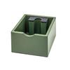 Anti Slip Base Espresso Grounds Container Rectangular Coffee Knocking Slag Bucket  Barista