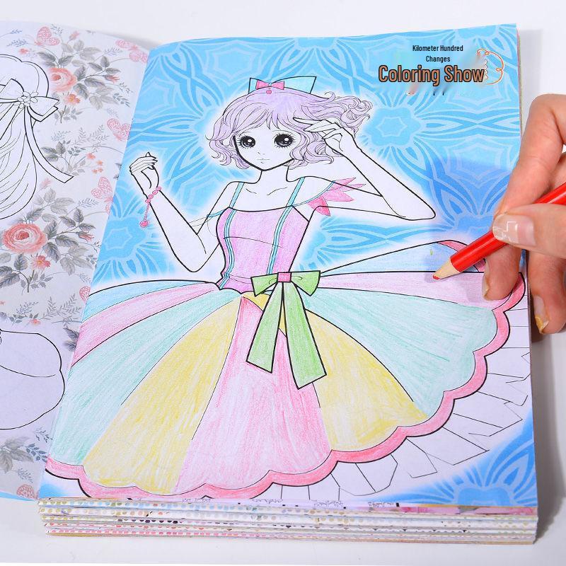 Princess Coloring & Drawing Book for Kids: Kindergarten Picture & Painting Set