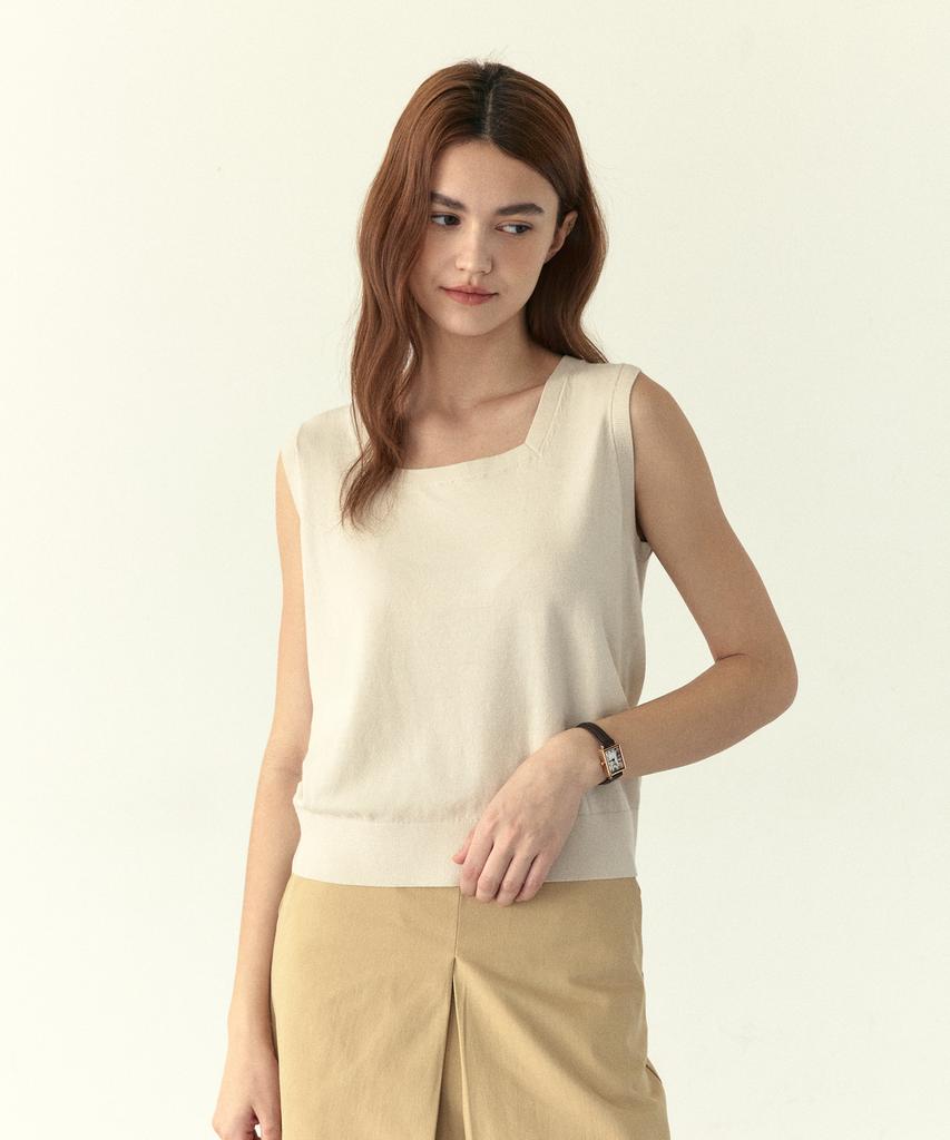 210EDIT Women'S Mellow Sleeveless & Cardigan Set - 3 Colors [Zg2Sw560]