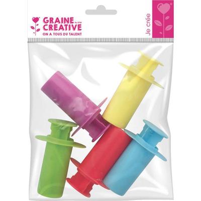 Graine créative Syringes for Children Special Modeling Clay 5 Pieces