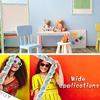 1 Roll 5 Meters Wall Sticker Waterproof Wave Edge Durable Eucalyptus Leaf Flower Blackboard Bulletin Board Stickers for Bulletin Boards