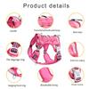 Dog Vest Adjustable Training Harness for Training Walking Belt for Large Medium Small Dogs Rope Multicolored