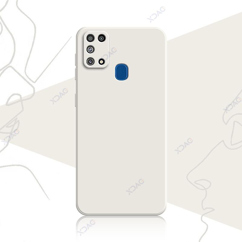 Luxuriöse, modische und süße Schutzhülle für Samsung Galaxy M31 Prime F41 SamsungM31 SamsungF41 360 weiche, quadratische Handytaschen aus flüssigem Silikon