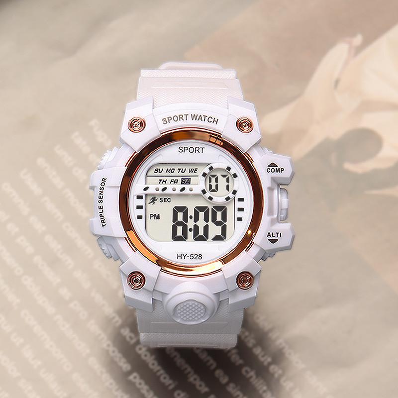 Unisex Sports Digital Watch With Led Lcd Backlight For Students And Athletes