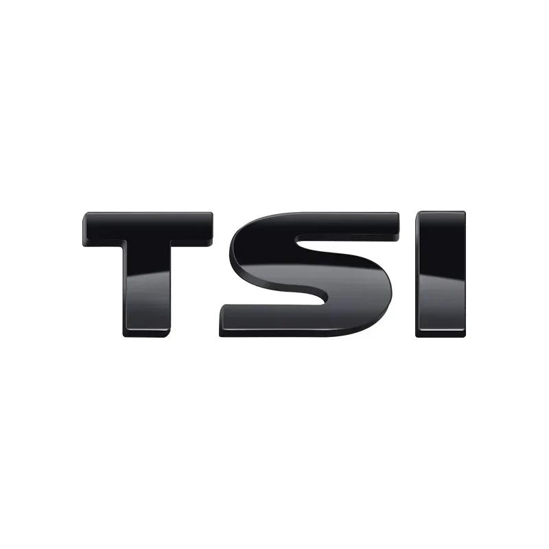 1Pc 3D ABS TIGUAN V6 V8 TSI TDI Car Letter Logo Sticker Tail Bumper Badge Auto Rear Trunk Emblem Styling Accessories