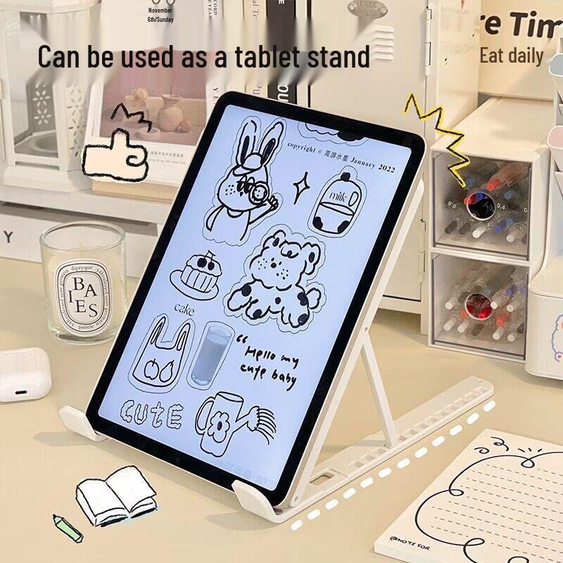 Folding Laptop Stand Holder - Portable, Adjustable Riser with Heat Dissipation