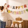 Farm Animal Party Bunting Barnyard Birthday Decoration for Kids