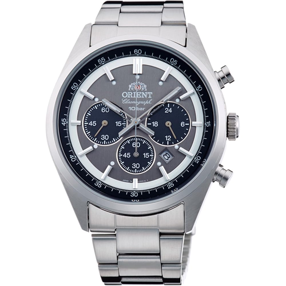 [ORIENT] ORIENT NEO70 s Solar Panda Watch, Made in Japan, with domestic manufacturer s warranty, WV0011TX, Men s, Dark Gray