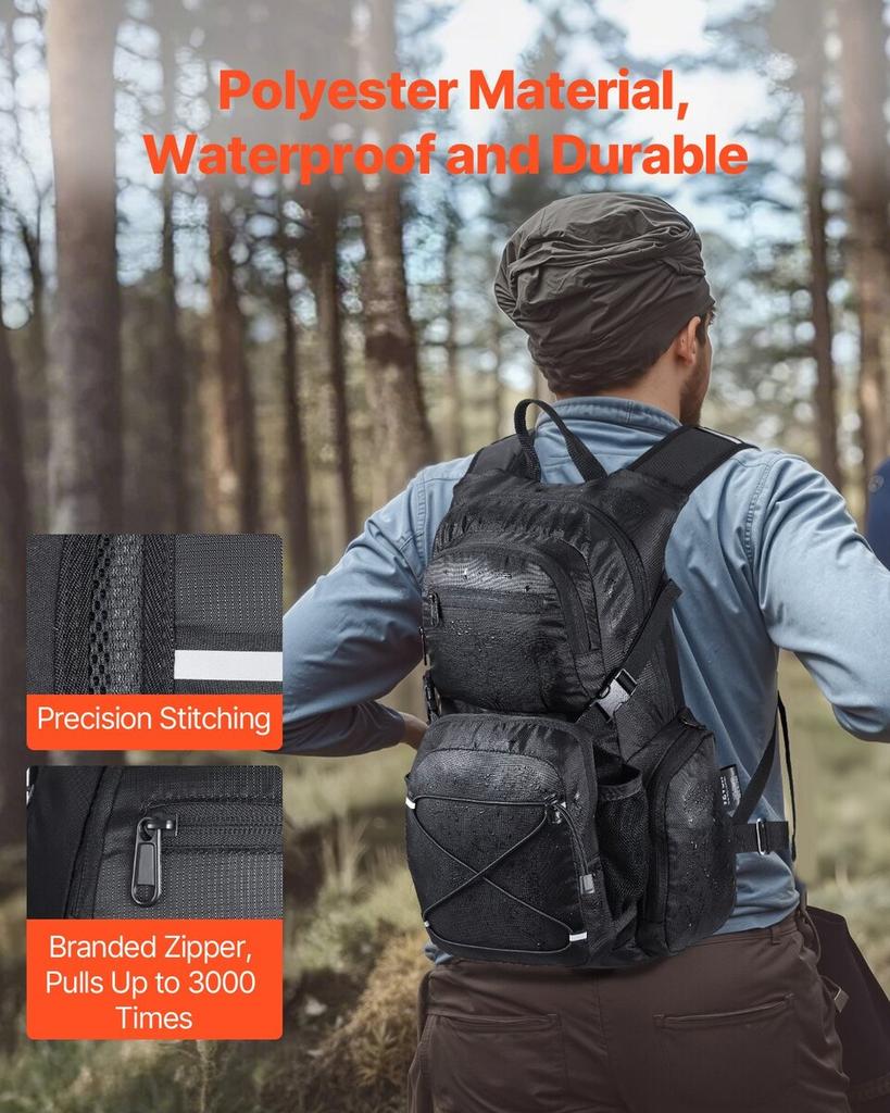 Trinkrucksack 2L TPU Wasserblase Radfahren Wandern Laufen Camping