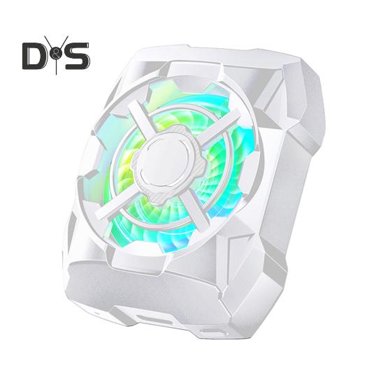 

Перезаряжаемый телефонный радиатор с низким уровнем шума, беспроводной магнитный, 3 скорости, регулируемый игровой телефон, охлаждающий вентилятор со светодиодной подсветкой белый