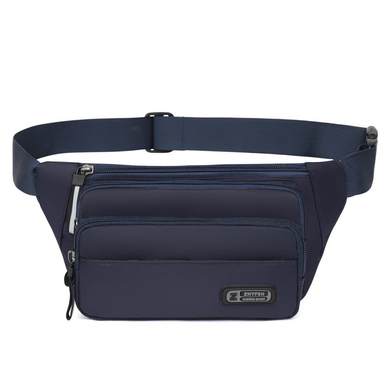 Borsa da Petto da Uomo in Nylon per Esterno - Marsupio Durevole ad Alta Capacità per Sport e Viaggi (Portafoglio per telefono resistente all'acqua)
