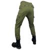 Pantaloni da moto da corsa uomo, pantaloni anti-caduta locomotiva, piedi legati casual multi-tasche da lavoro pantaloni da ciclismo, jeans, ginocchiere