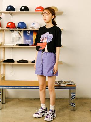 Lagpinggeo Anorak Shorts Pants [ Purple ]
