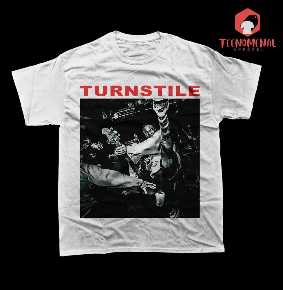 Turnstile Unisex T-Shirt - Glow On Album - Music Band Graphic Tee Unisex T-Shirt S