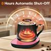 Coffee Mug Warmer for Desk with Auto Shut Off, Coffee Cup Warmer for Desk with Auto Shut Off, 3 Adjustable Temperature Settings & 8 Hours Auto